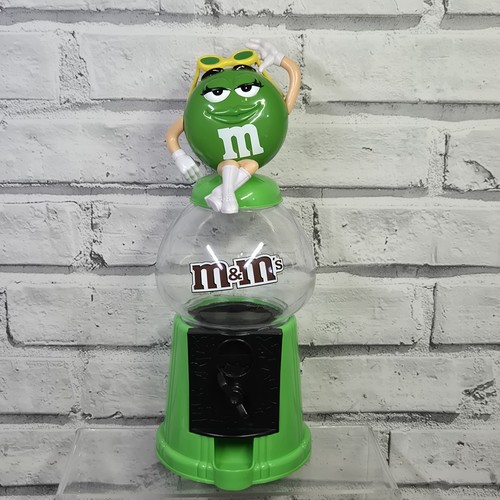 Green candy gumball - m&m,