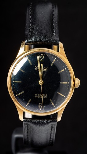 Everite black dial gold - black,