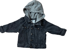 Old Navy Boys Black Hooded