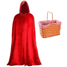 RED RIDING HOOD COSTUME CAPE
