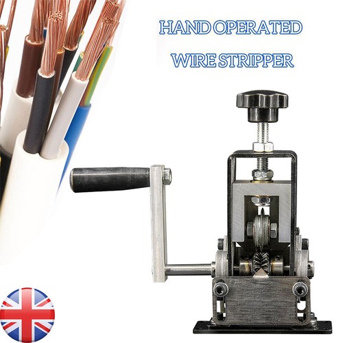 Hand crank wire stripper - stripper,