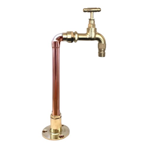 Vintage copper tap small brass - vintage,