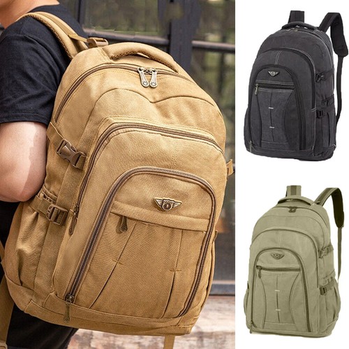 Men large canvas backpack - men's,