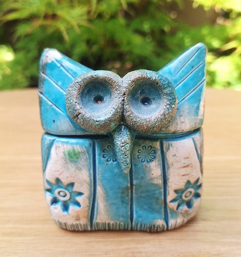 Nunes pottery portugal owl - nunes,