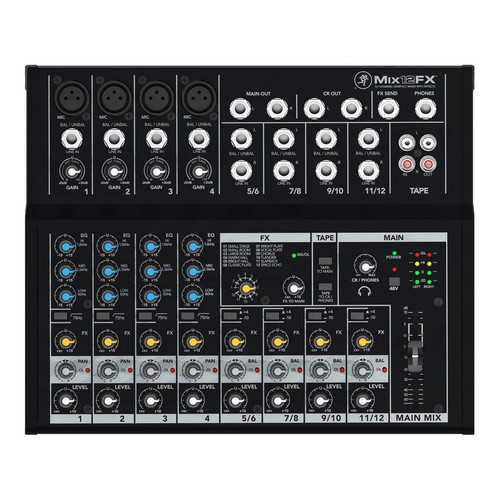 Mackie mix12fx channel - mackie, 12-channel
