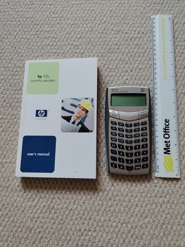 Hp33s scientific calculator - hp33s,