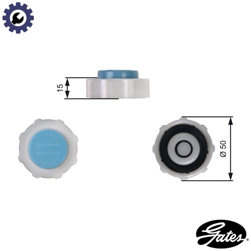 Cap coolant tank rc221 - coolant,