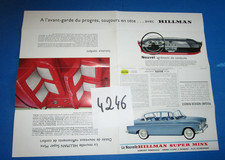 No. 4246: Hillman Super Minx: leaflet in French
