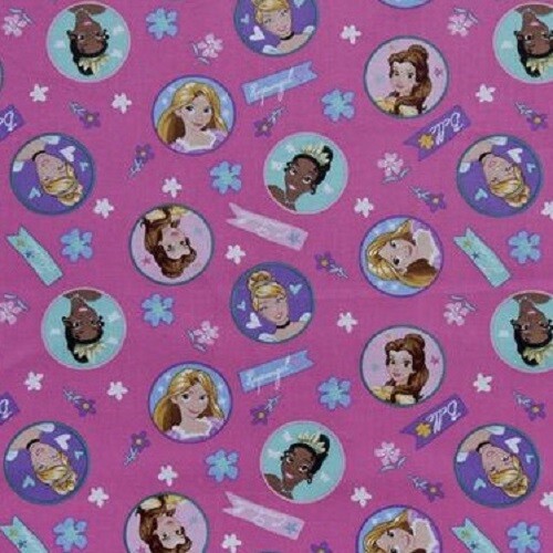 Fat quarter disney princess - disney,