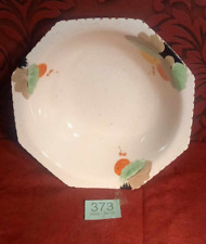 Vintage British Anchor Cottage ware octagonal bowl