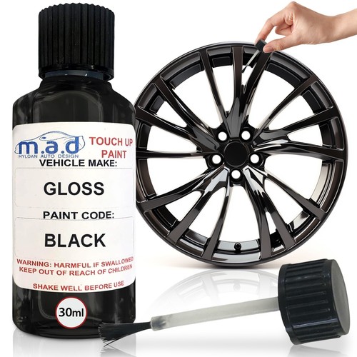 Gloss black alloy wheel - alloy, touch