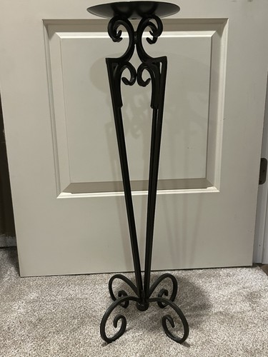 Vintage wrought iron plant - wrought,