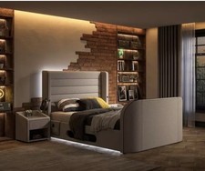 Dreams Drift Gaming Ottoman TV Bed Frame with Storage