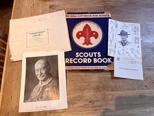 VINTAGE 1940'S SCOUT RECORD