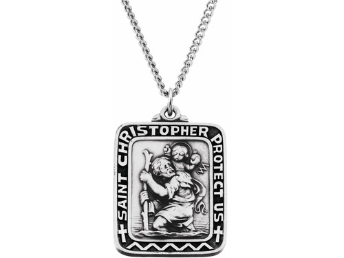 Sterling silver saint - sterling, st