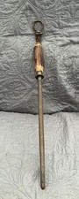 Vintage Sharpening Steel Stag Antler Butcher s Tool Taylor Eye Witness 