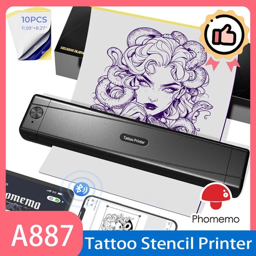 Tattoo stencil printer - stencil,