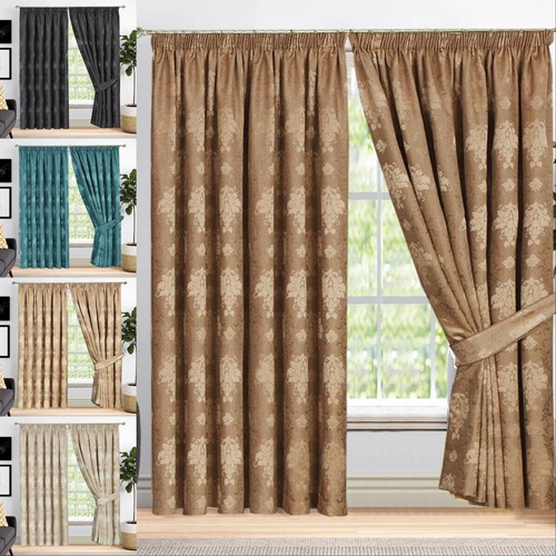 Luxury jacquard pencil pleat - luxury,