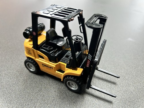 Forklift truck with pallet and - forklift,
