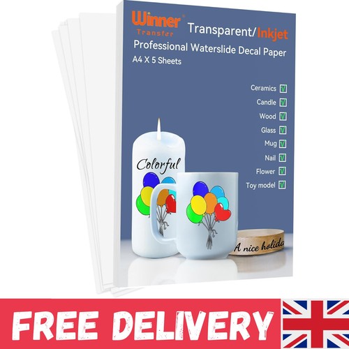 Waterslide decal paper inkjet - waterslide,