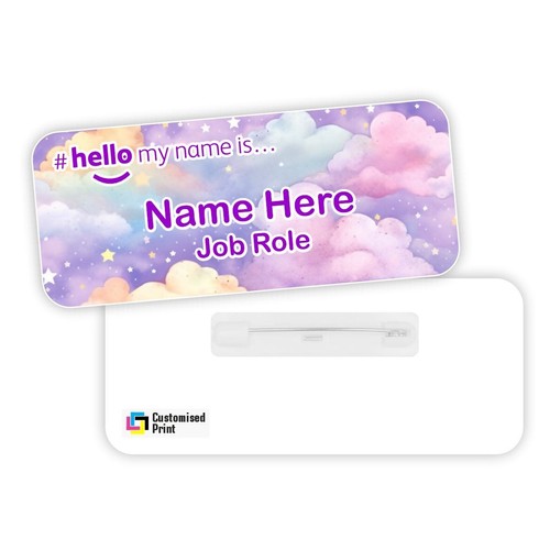 Hello name badge student - hello,