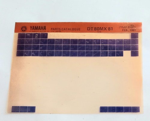 Yamaha enduro dt80mx - 81, 5j2