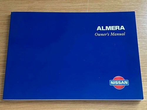 Nissan almera owners handbook - nissan,