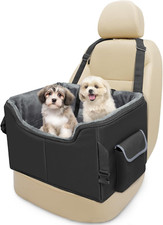 Dog Booster Car Seat, Extra Stable Pet Booster for Small to Medium-Sized Dogs Ca