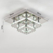LED Ceiling Crystal Lights