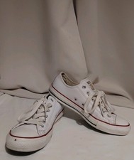 White Leather Converse Size 7