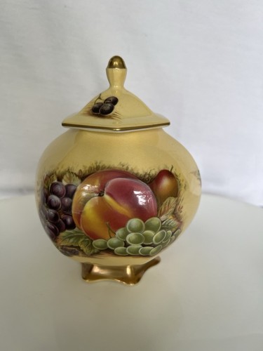 Aynsley orchard gold - orchard, lidded
