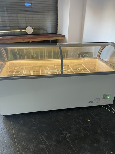 Ice cream fridge freezer - cream,