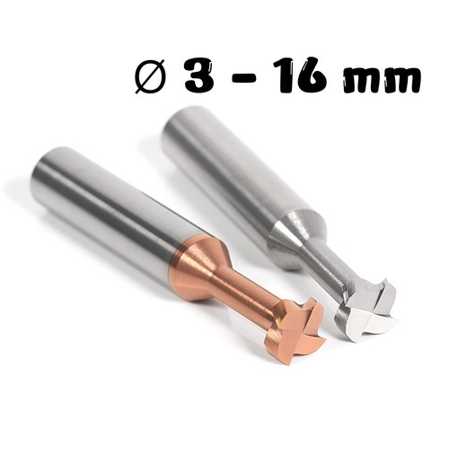 Slot milling cutter - t-slot, hrc55