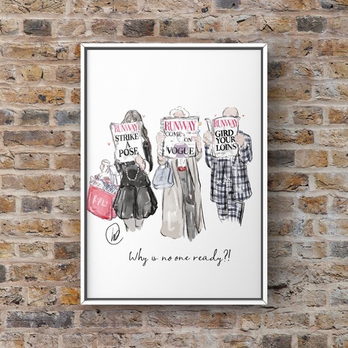 Lucy claire illustrations - claire, a4