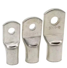 Tubular cable lugs M6 - M12 / 6.0 - 120 mm2 bare uninsulated, ring compression cable lugs