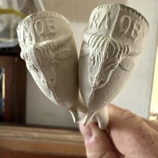 Antique RAOB BUFFALOS clay