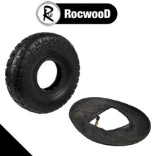 Tyre & Innertube 4.10/3.50-4 10" Wheelbarrow Wheel Pneumatic Tyre Plus Innertube