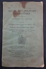 WW1 BRITISH REPORT into