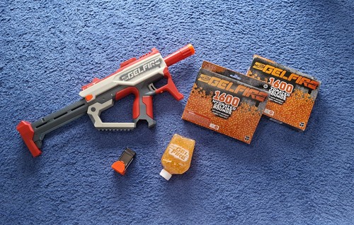 Nerf gelfire gun great for - nerf, gun.