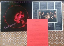 Yngwie Malmsteen Eclipse vinyl LP album record UK With Press Sheet Information 