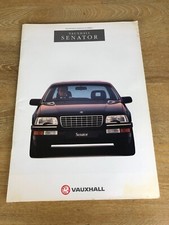 Vintage 1991 VAUXHALL SENATOR Dealer's Car Brochure 