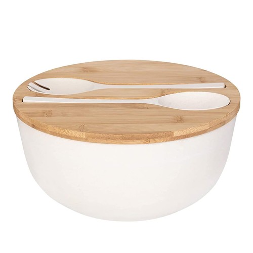 Salad bowl with - bowl, servers