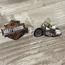 2x HARLEY-DAVIDSON PIN  BADGE