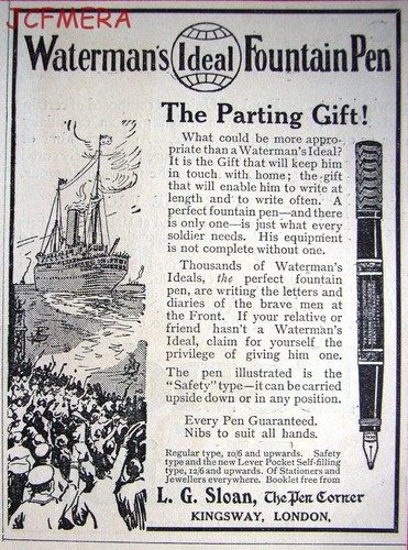 Ww1 waterman ideal - ww1, 'ideal'
