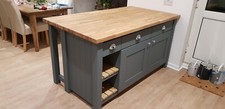 freestanding kitchen island breakfast bar The Saffron Walden