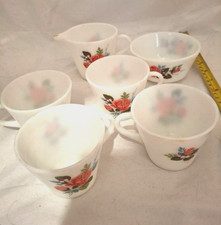 Vintage JAJ Pyrex cottage rose