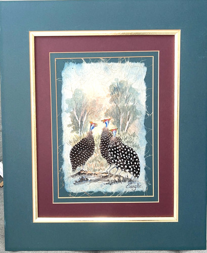 Unframed but mounted vintage - unframed,