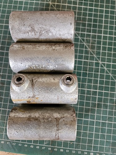 Galvanised key clamp - 4x,