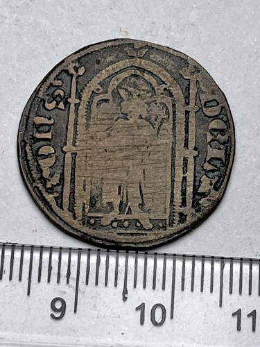 1328 medieval jetton king - medieval,