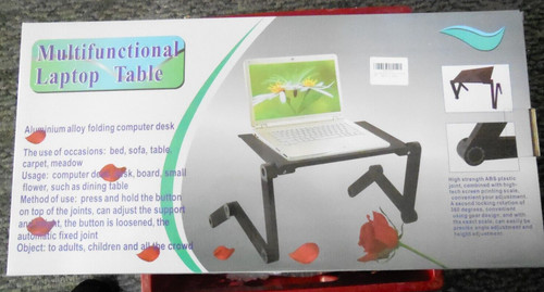 Multifunctional laptop table - laptop,
